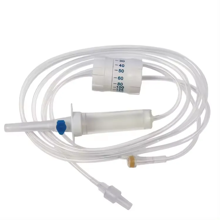 فلو ریگولیٹر کے ساتھ میڈیکل انفیوژن سیٹ